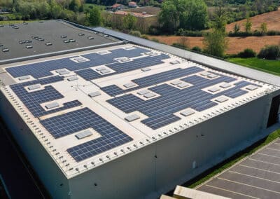 Toiture photovoltaïque de l’usine Coca-Cola à Castanet-Tolosan