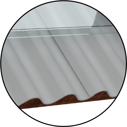 ZEMENTFASERN SW Piktogramm Dachterrassen TPO-Membrane