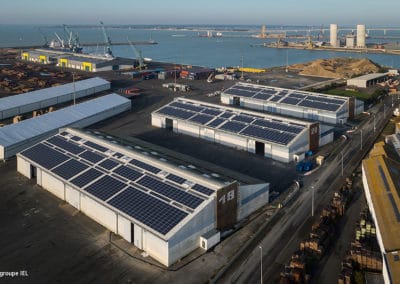 Nos fixations photovoltaïques au port de la Rochelle