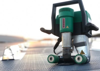 Soudeuse leister toiture PVC