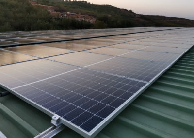 Toiture photovoltaïque d’un bâtiment frigorifique