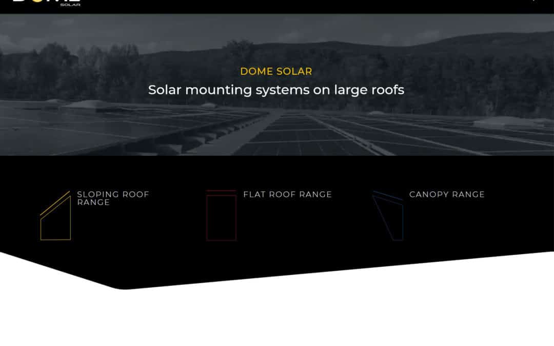 Launch of the new Dome Solar website