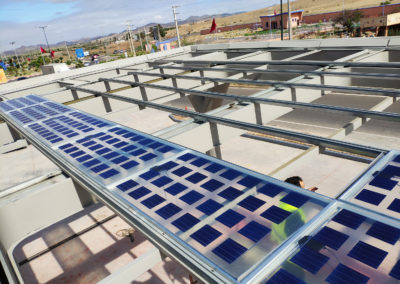 Auvent d’une station-service à Marrakech