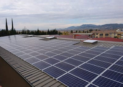 Toiture photovoltaïque d’une usine de transformation de fruits secs bio