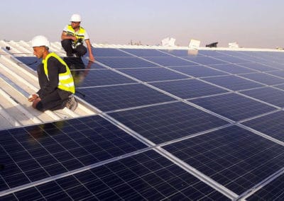 Toiture photovoltaïque d’un poulailler en Palestine