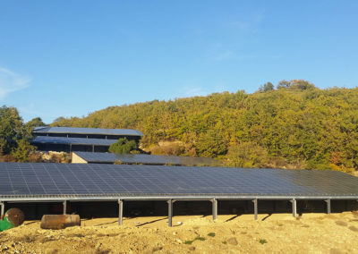 Toiture photovoltaïque d’un manège équestre